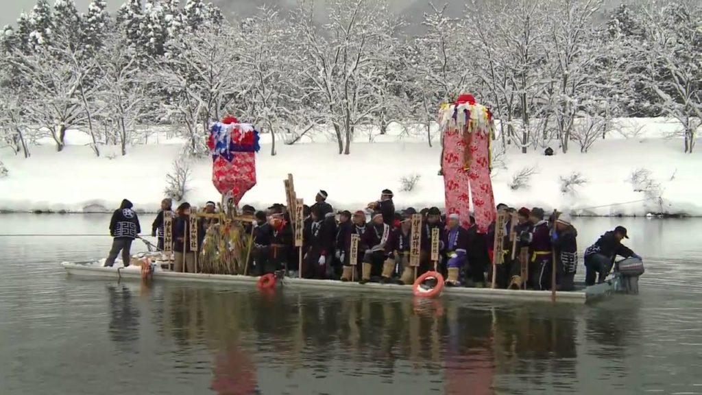 〔Akita Semboku Sightseeing〕Bonden River Crossing Festival