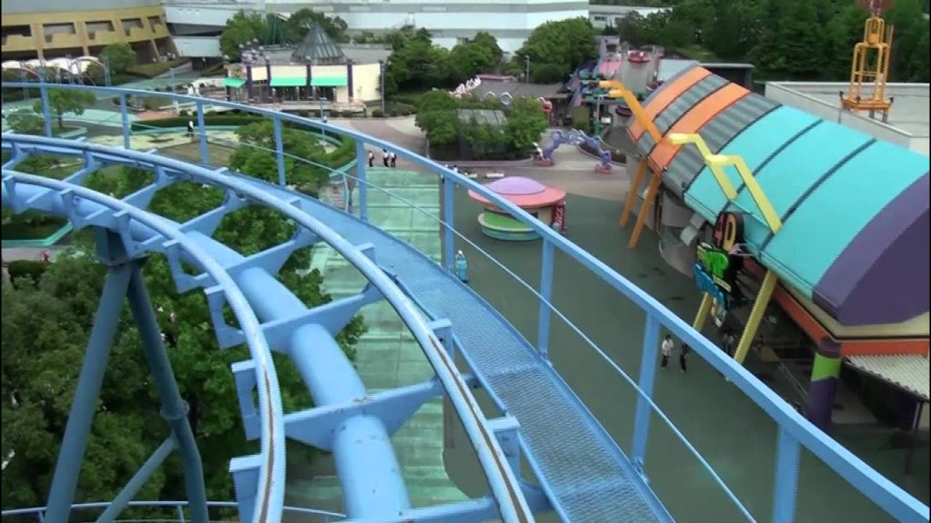 Boogie Woogie Space Coaster Roller Coaster POV Space World Japan