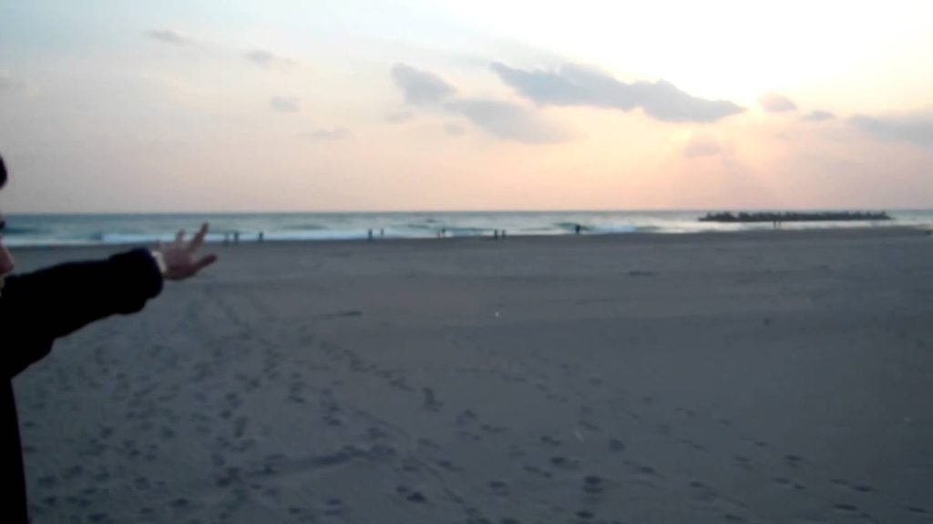 アキーラさん訪問①浜松・中田島砂丘（平成26年元旦）,Nakatajima-sanddune,Hamamatsu-city,Japan