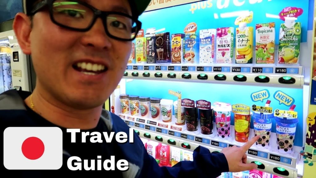 Vending Machines in Japan, have Bubble Tea?! | Japan Travel Guide