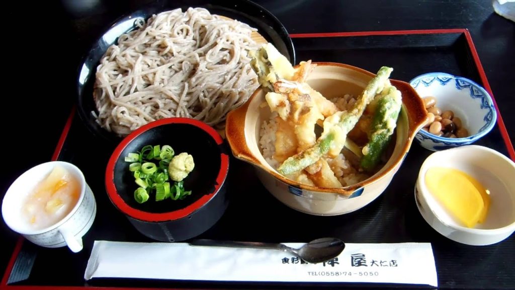 アキーラさんお薦め①静岡県伊豆の国市・食彩厨房・陣屋・大仁店(国道136号線沿い）蕎麦＆天婦羅定食,Jinya-restaurant in Izunokuni-city in Japan