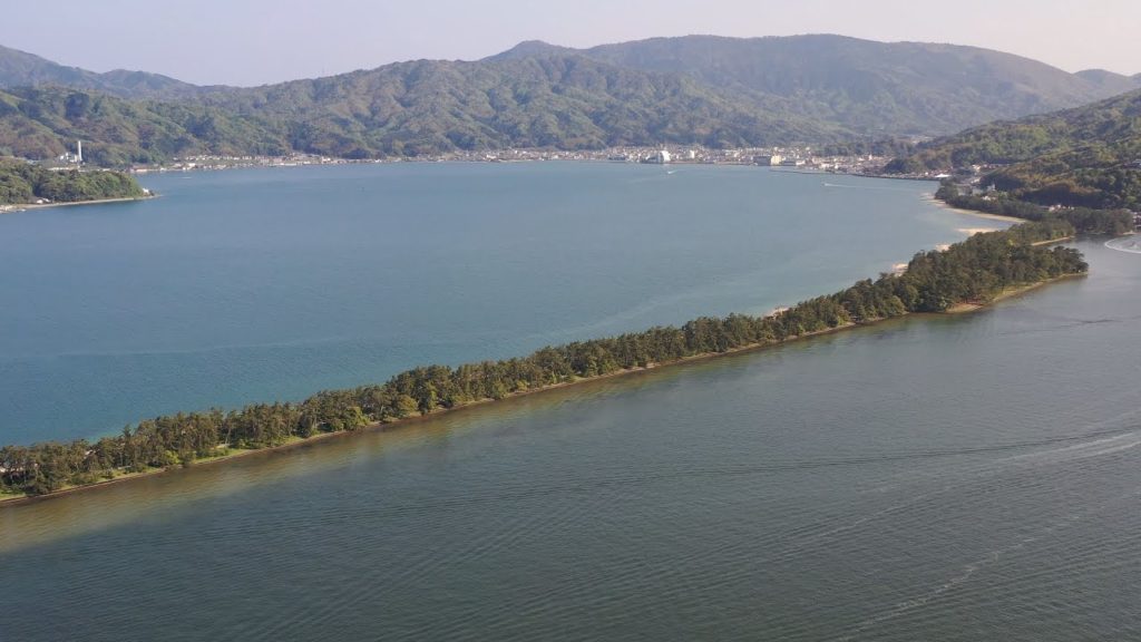 【4K】Walking and flying over Amano-Hashidate