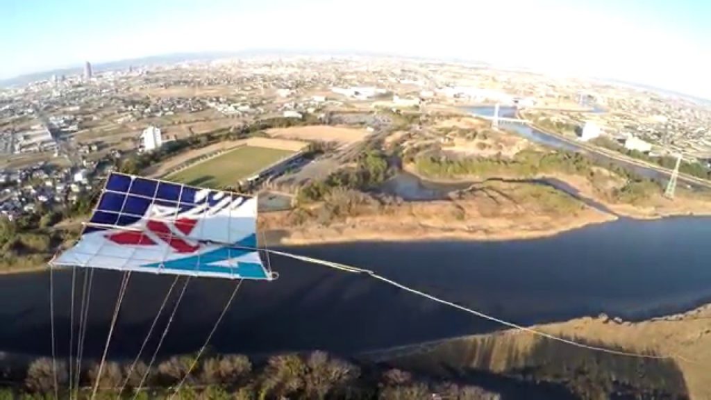 Flying with Kites in Japan (A drone's view)
