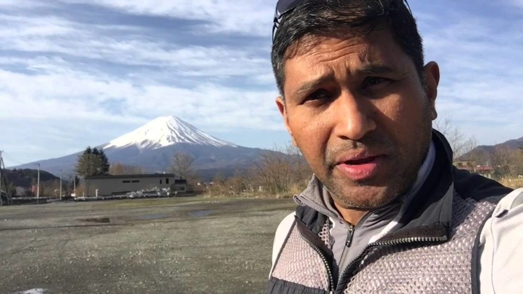 Mount Fuji with Shiran