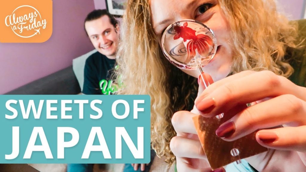 TRYING DIFFERENT SWEETS OF JAPAN MUKBANG - Japanese Candy, Handmade Wagashi & Matcha Green Tea