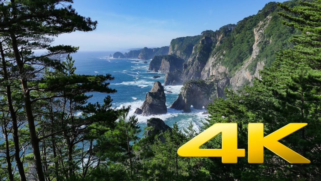 Iwate Cliffs and Coasts - Iwate - 岩手県の崖と海岸 - 4K Ultra HD