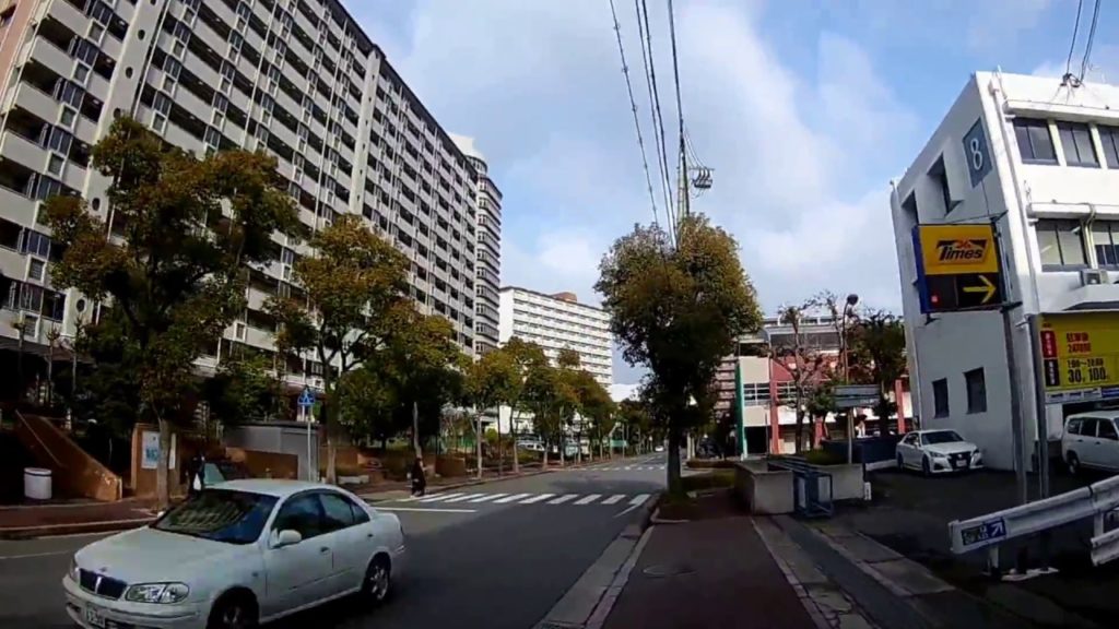 From Kobe University International Residence to Japan post office (Port Island, Kobe)