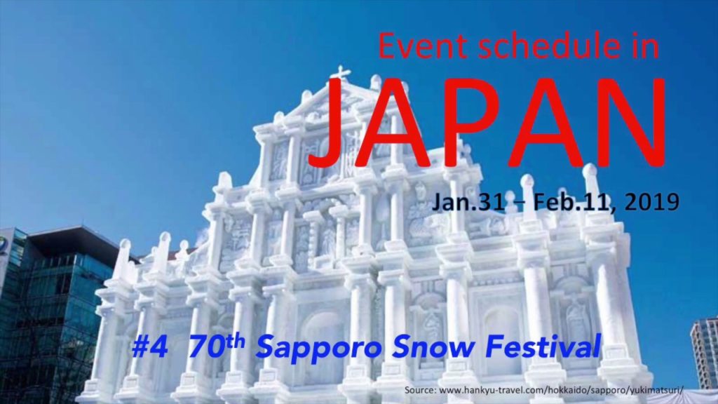 70th Sapporo Snow Festival 2019