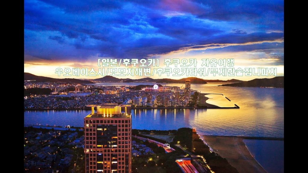 후쿠오카 자유여행 스시먹고 모모치해변 후쿠오카 타워가기(Fukuoka Free Travel Momochi Beach susi fukuoka tower)