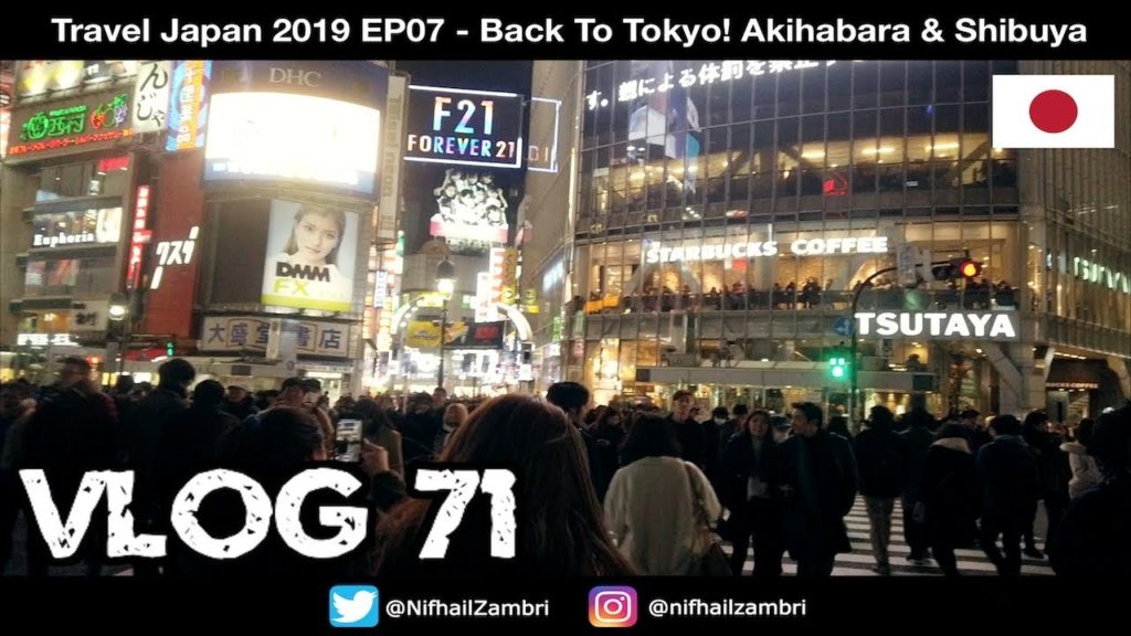 Travel Japan 2019 EP07 | Vlog #71 - Back To Tokyo! Akihabara & Shibuya