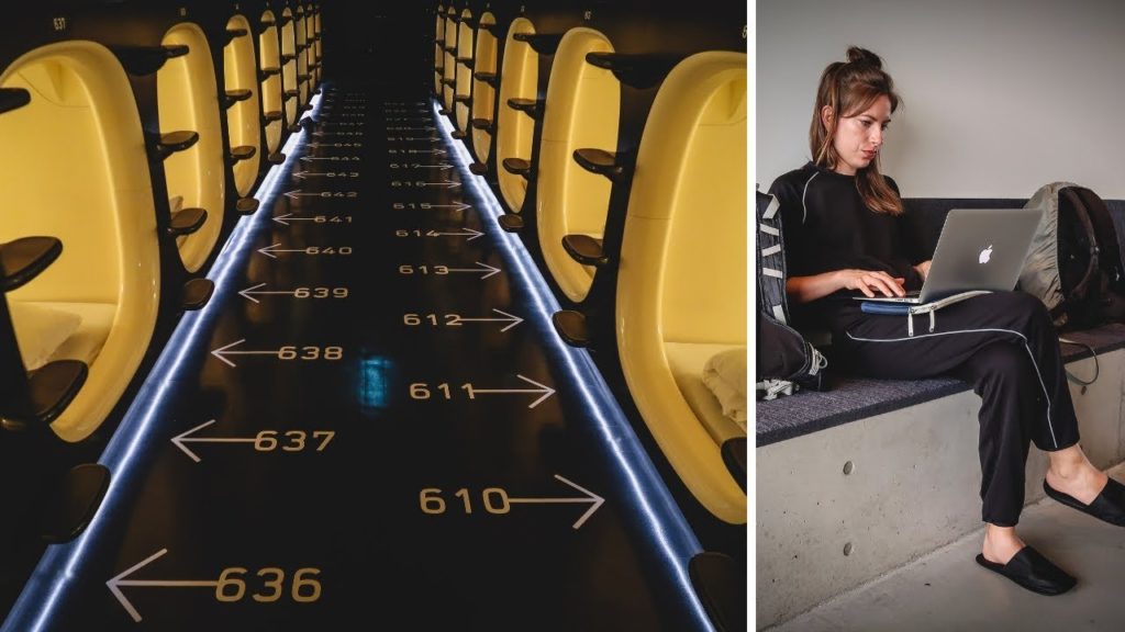TOKYO CAPSULE HOTEL TOUR IN JAPAN | Male vs Female Experience TOKYO CAPSULE HOTEL TOUR IN JAPAN | Male vs Female Experience