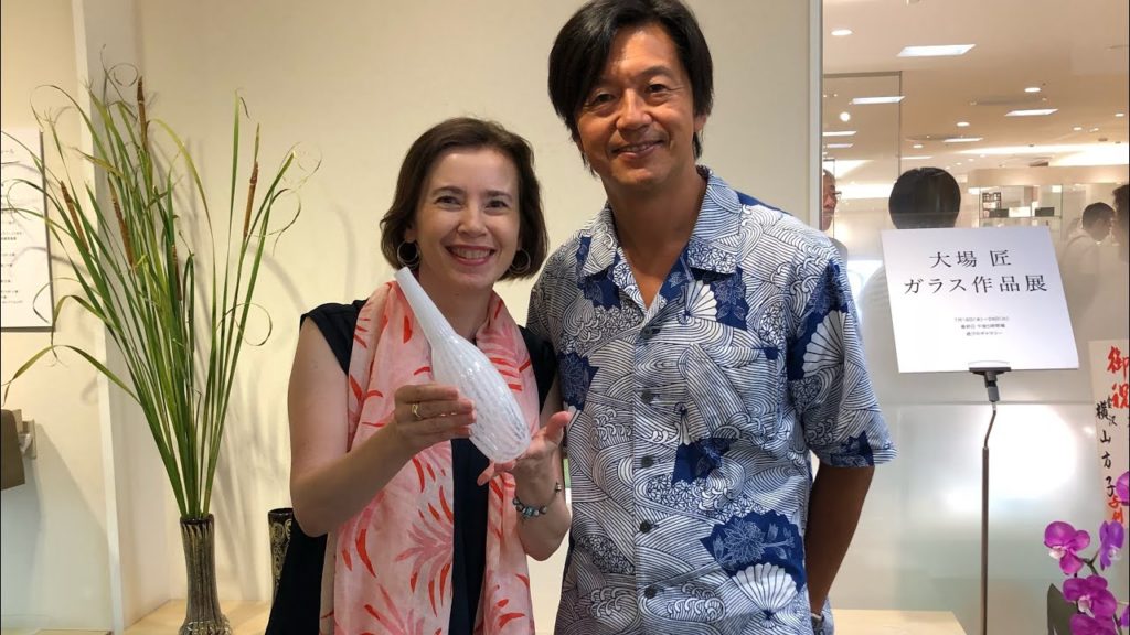 Glass Blowing Expo in Ginza