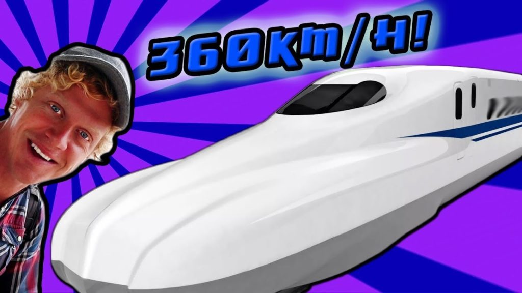RIDING SHINKANSEN! (360km/h) for the first time.