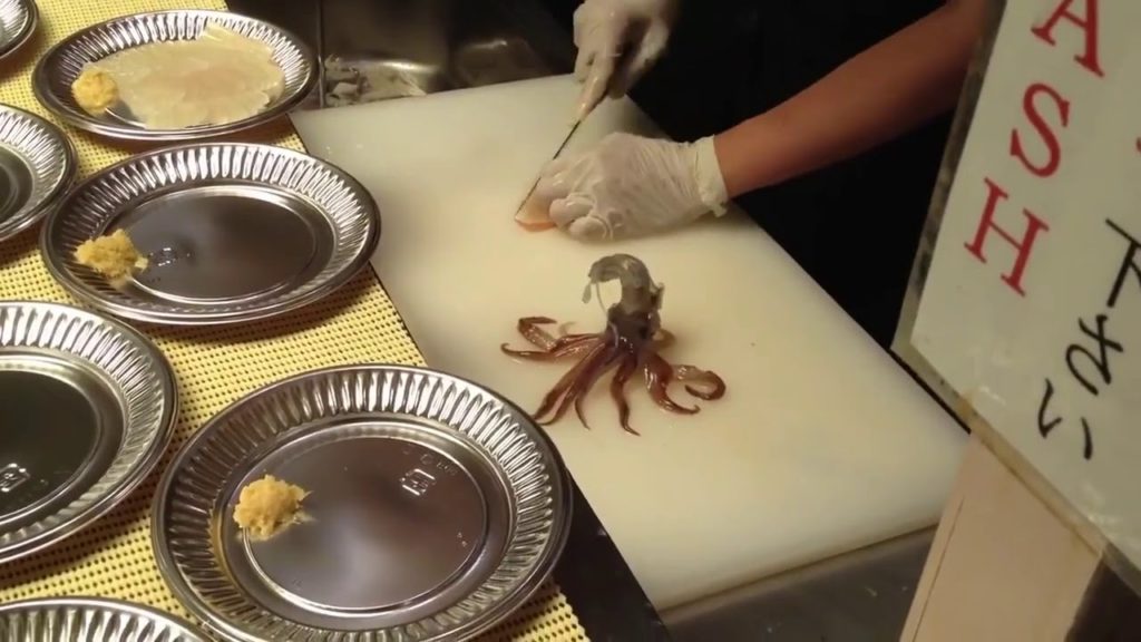 Món mực “nhảy múa” nổi tiếng ở chợ sáng Hakodate đừng bỏ qua nhé