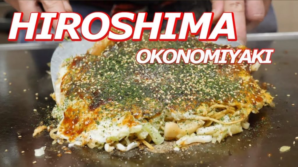 Yummy Okonomiyaki in Hiroshima, Japan!