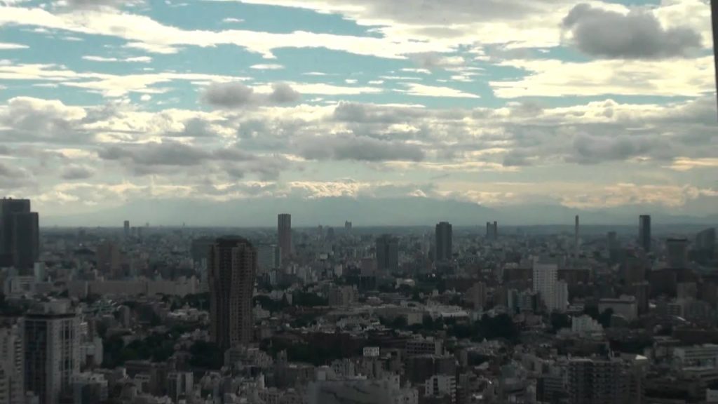 View of Mt Fuji from Tokyo Tower Observation Deck