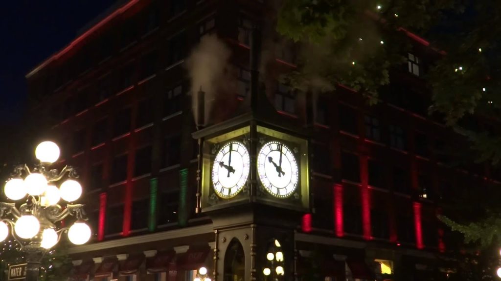 Vancouver, British Columbia - Gastown Steam Clock Chimes HD (2014)