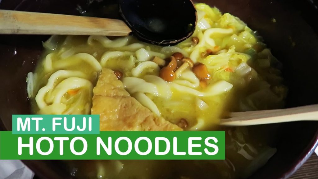 Mt. Fuji's Local Dish Hoto Cut Noodles | JAPAN VLOG
