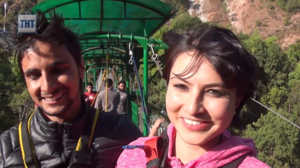Bungy at The Last Resort with Nisha Adhikari and Anoop Bikram Shahi