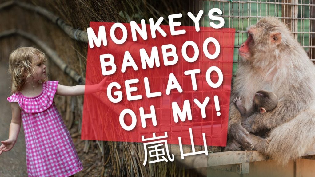 Kyoto with Kids: Monkey Park + Bamboo Forest + Green Tea Gelato!! 嵐山