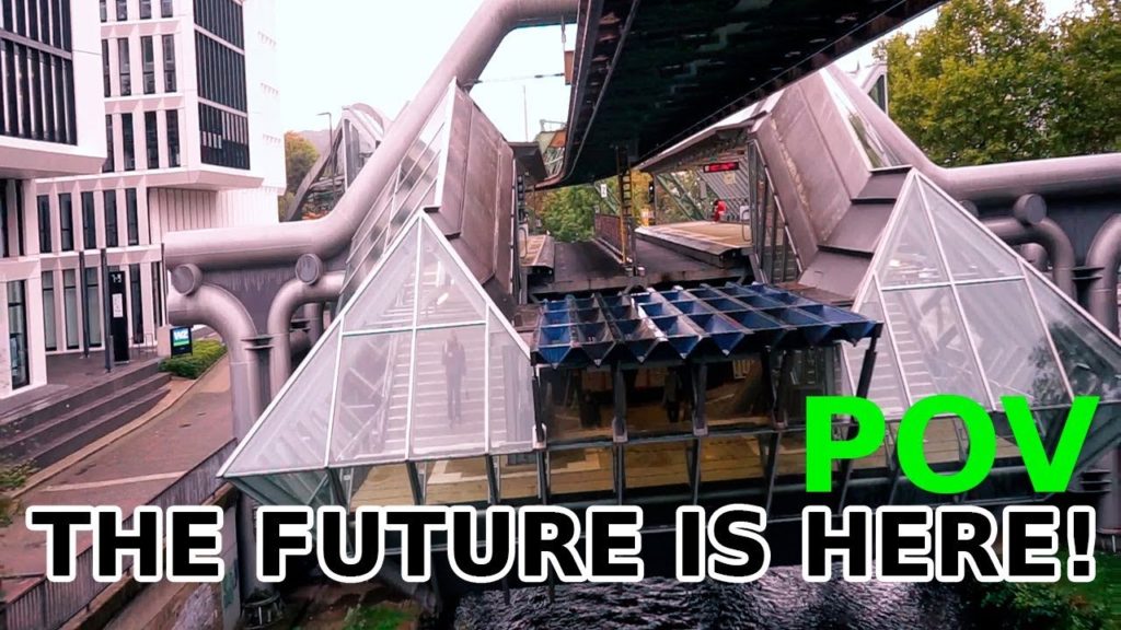 POV Wuppertal Suspension Train Ride - Unique Trains!