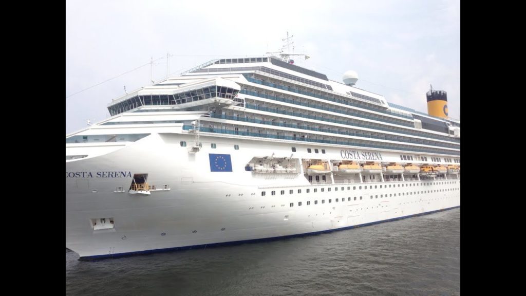 COSTA SERENA cruise in Hakata Port, Fukuoka, Japan