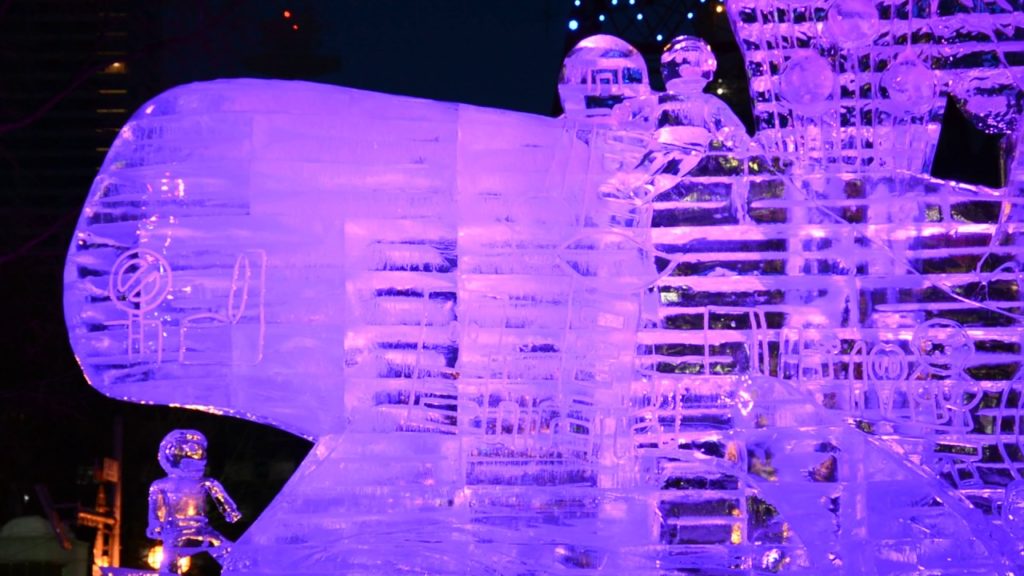 2017 sapporo snow festival Ice statue さっぽろ雪まつり 2