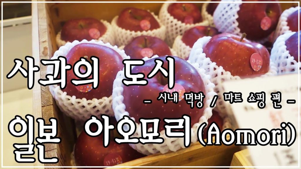 [떠도람] 사과의 도시 일본 아오모리(Aomori) - 시내 먹방, 마트 쇼핑