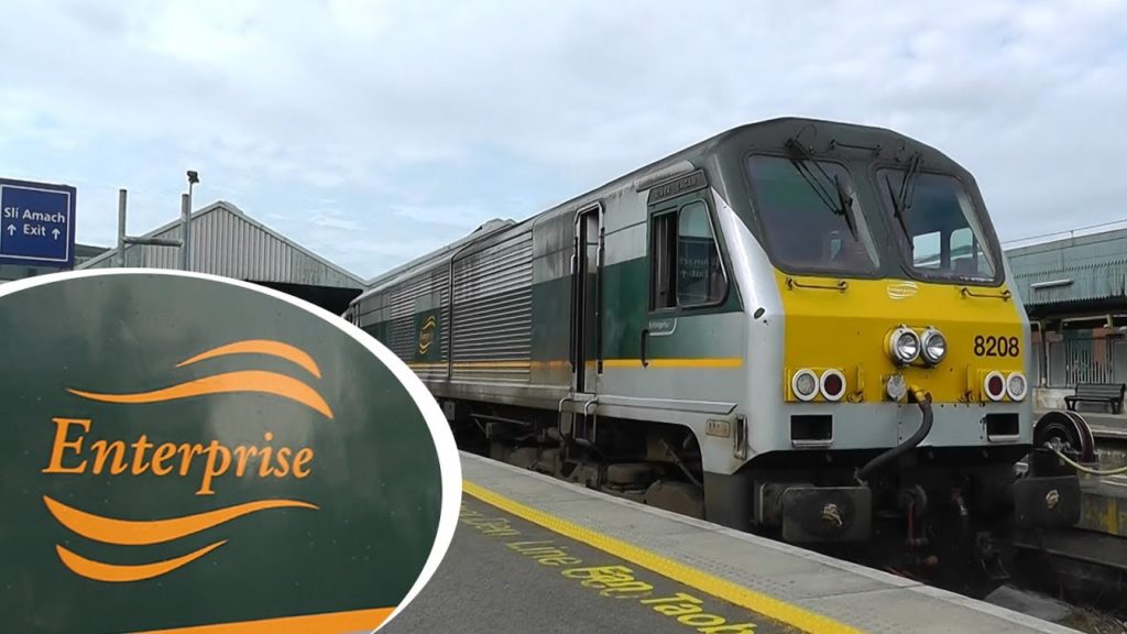 Dublin to Belfast on the Enterprise...