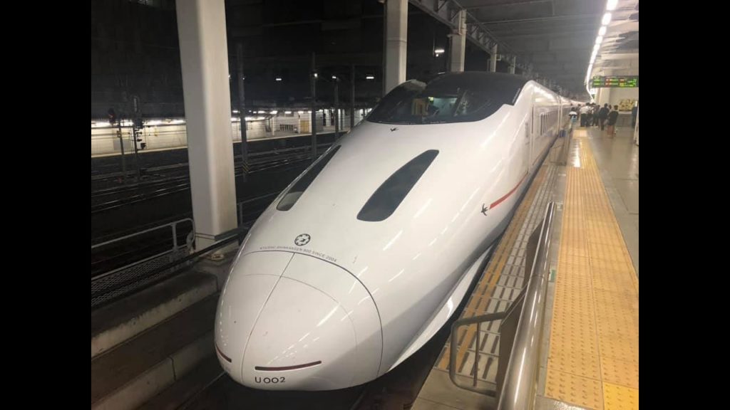 The Shortest Japan Bullet Train ride on Kyushu Shinkansen The Shortest Japan Bullet Train ride on Kyushu Shinkansen