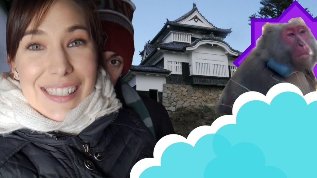 Castle IN THE CLOUDS & WILD MONKEYS!: Bitchu Matsuyama Castle, Japan!