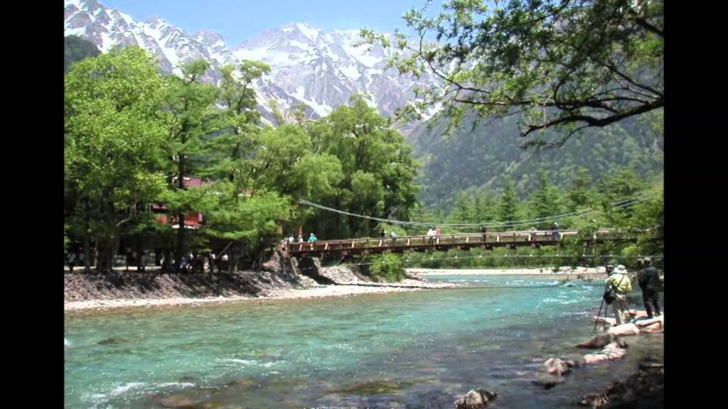 JAPAN ALPS KAMIKOCHI 上高地 河童橋 JAPAN ALPS KAMIKOCHI 上高地 河童橋
