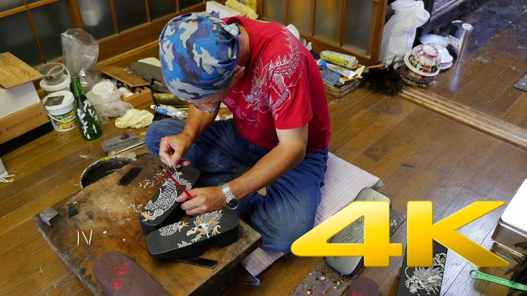Suruga Nuri Geta - Shizuoka - 駿河塗下駄工房 佐野 - 4K Ultra HD
