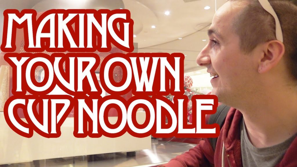 DESIGN YOUR OWN CUP NOODLE! Cup Noodle museum Yokohama!