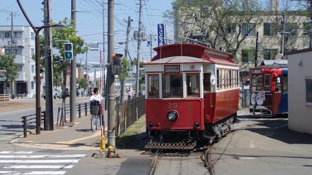 函館市電30形”箱館ハイカラ號” 駒場車庫出庫 Hakodate City Heritage Tram