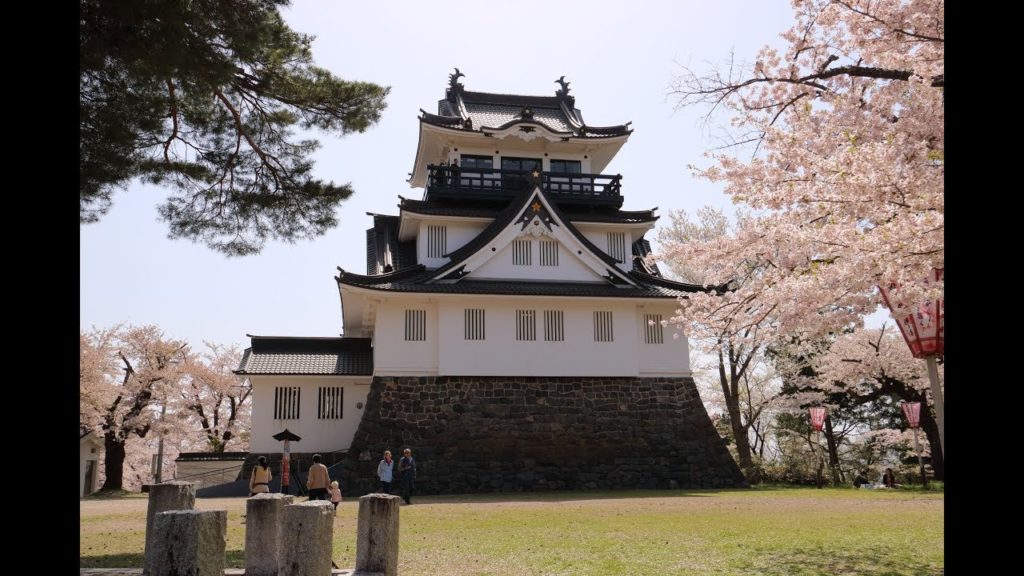 JG☆☆4K 秋田 横手城の桜 Akita,Sakura at Yokote Castle