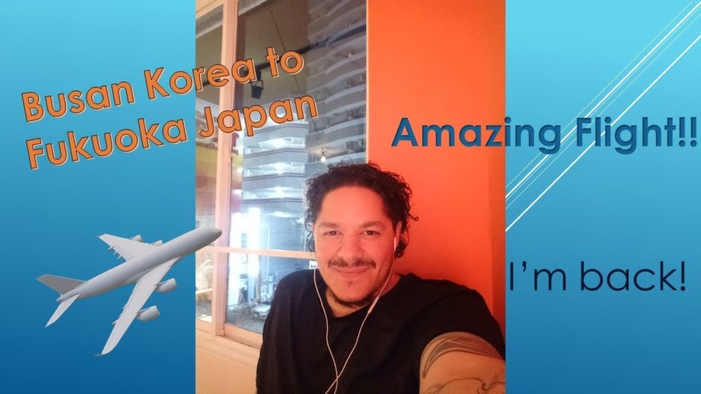 Busan to Fukuoka Japan! Learn how to take the train to Busan Airport and more!!