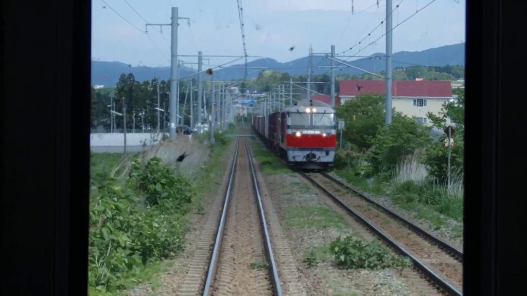 函館本線733系快速はこだてライナー前面展望 JR-Hokkaido "HAKODATE LINER" Cab View