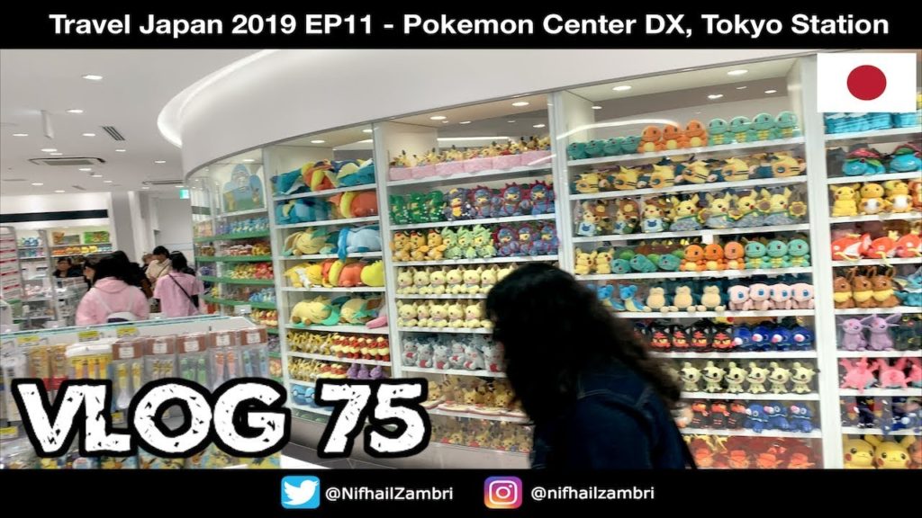 Travel Japan 2019 EP11 | Vlog #75 - Pokemon Center DX, Tokyo Station
