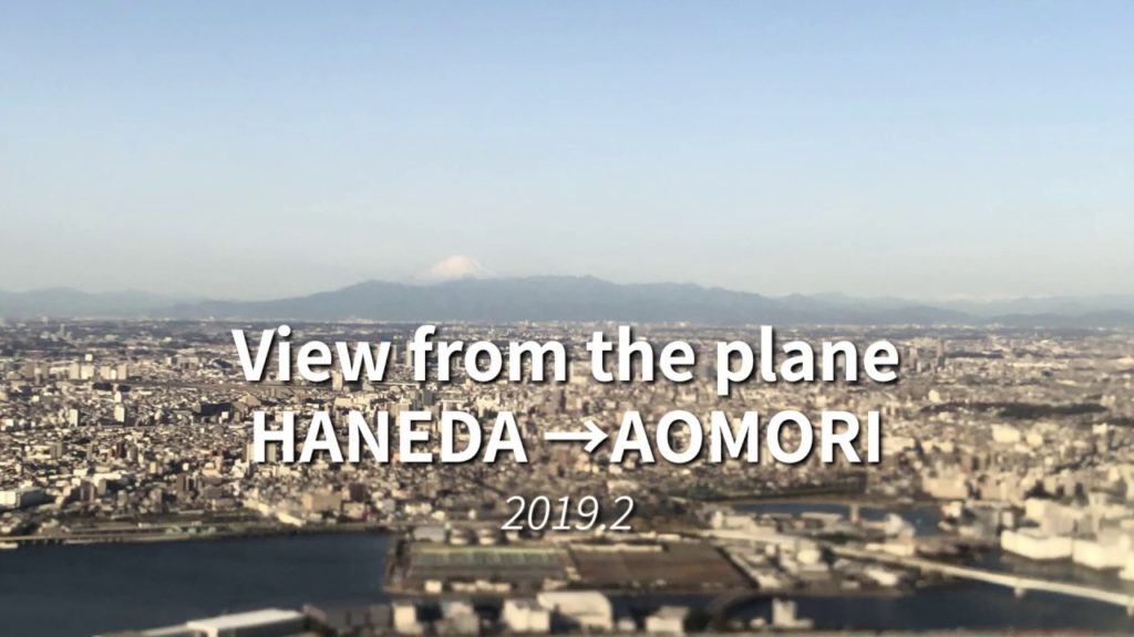 View from the plane Haneda → Aomori 2019
