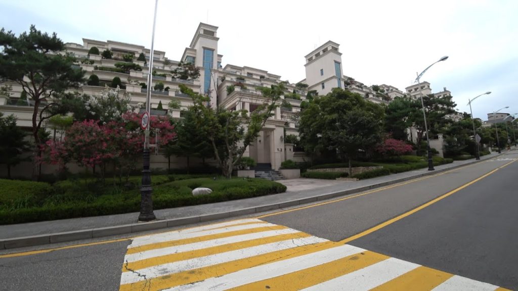 용인시 보정로, Walking in Bojeong-ro 114 Road ( Yongin-si, Korea), 4K - Korea Walking tour