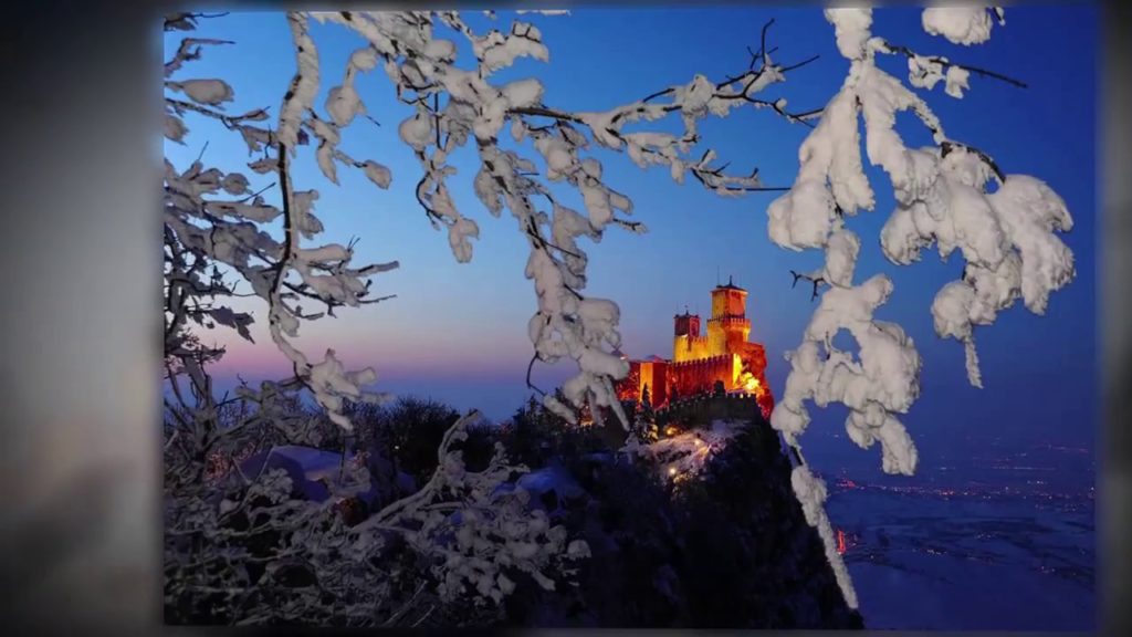 San Marino The Heavy Snowfall