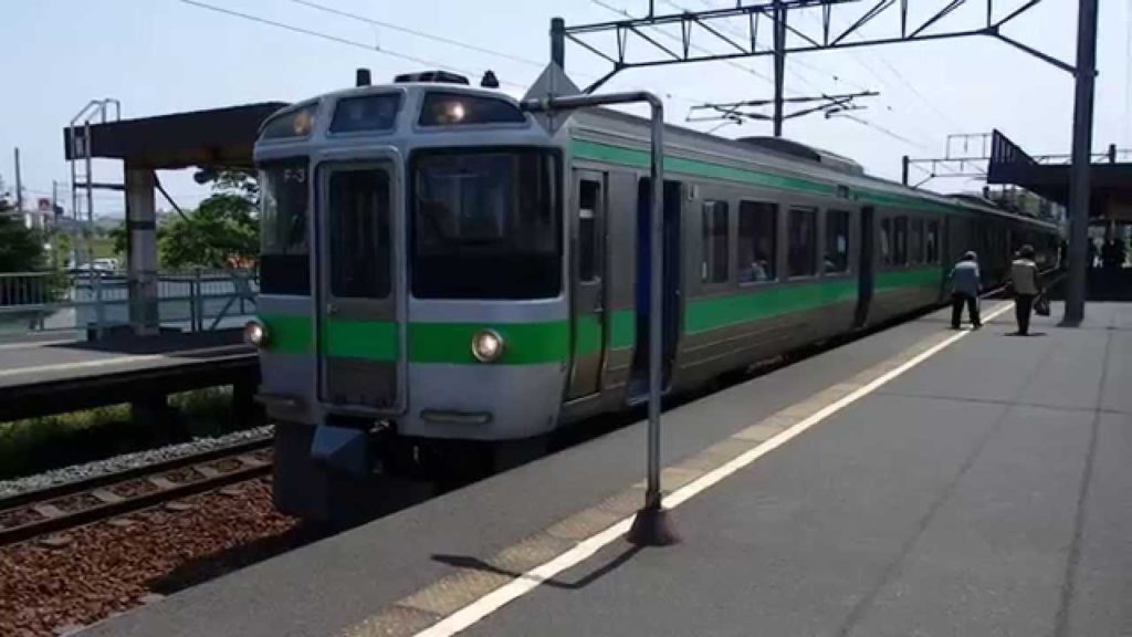 函館本線721系 森林公園駅発車 JR-Hokkaido Hakodate Line 721 series EMU