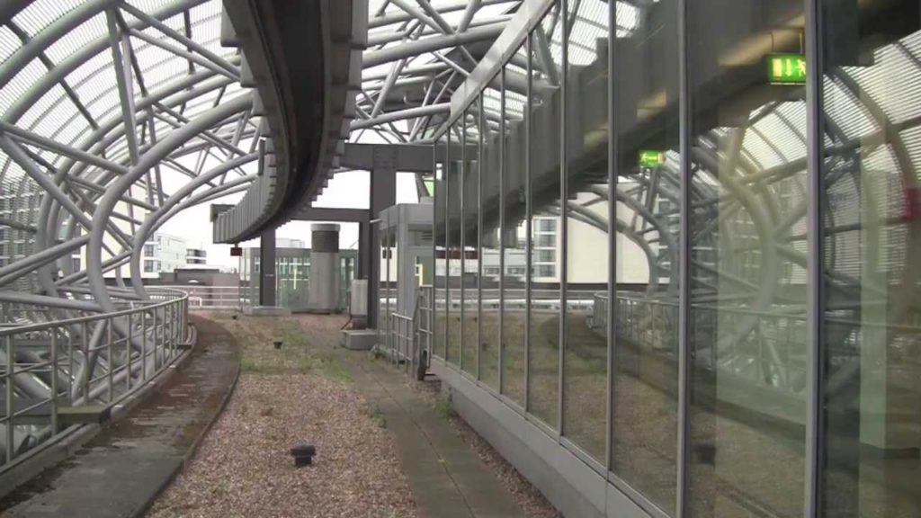 Dusseldorf Airport Skytrain (H-Bahn), Germany - 26th August, 2013