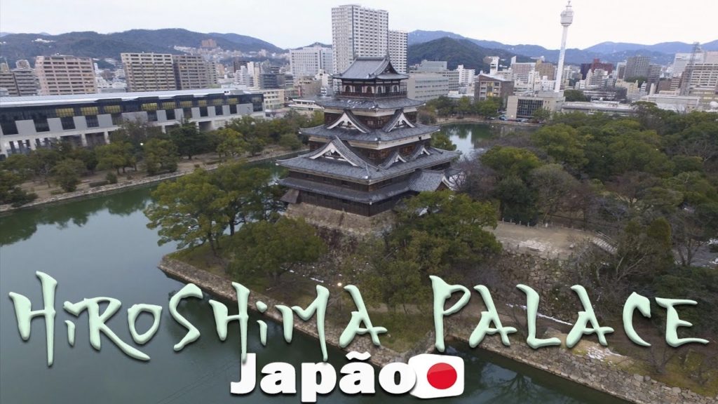 ⛩ Hiroshima Palace| Drone footage | Felipe, o pequeno viajante