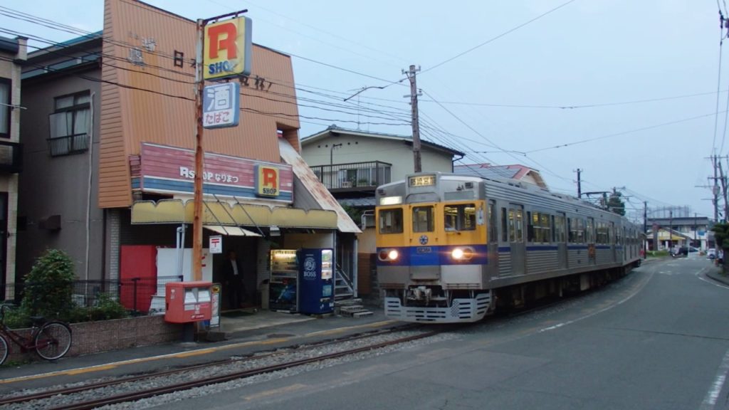 熊本電気鉄道6000形 黒髪町～藤崎宮前 Kumamoto Electric Railway 6000 series EMU