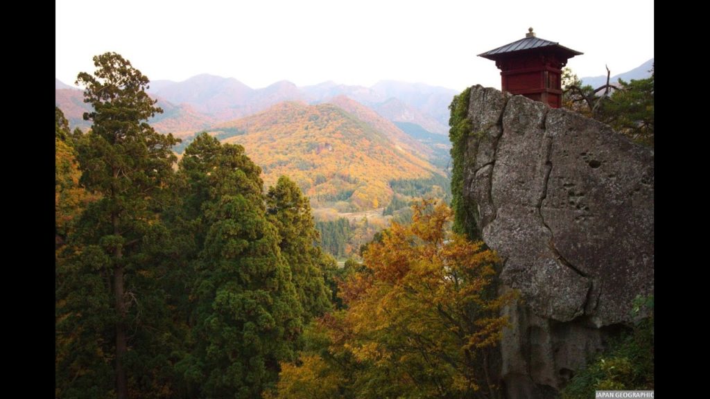 JG 4K 山形 山寺の紅葉 Yamadera at Sunset