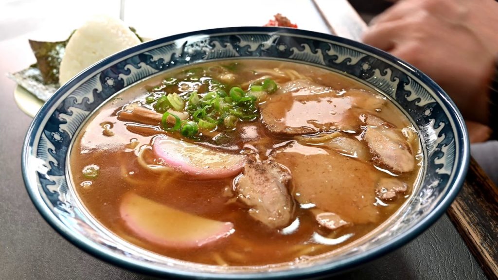 Japanese Food Wakayama Ramen Osaka Japan【４Ｋ】【大阪】【長居】【和歌山ラーメン】「紀州中華そば 紀乃國屋 マルナカ」