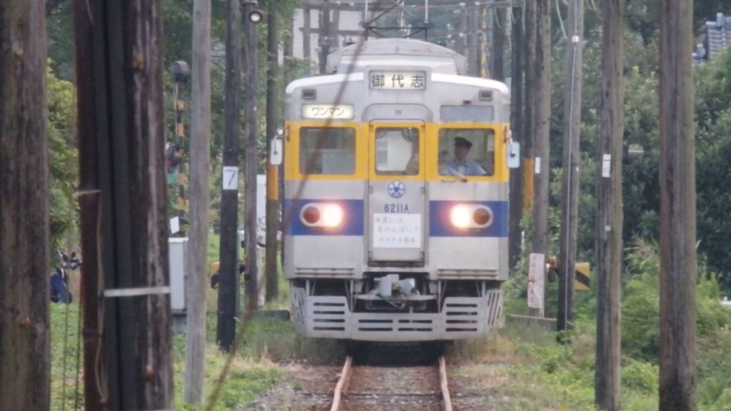 熊本電気鉄道6000形 黒髪町～北熊本 Kumamoto Electric Railway 6000 series EMU