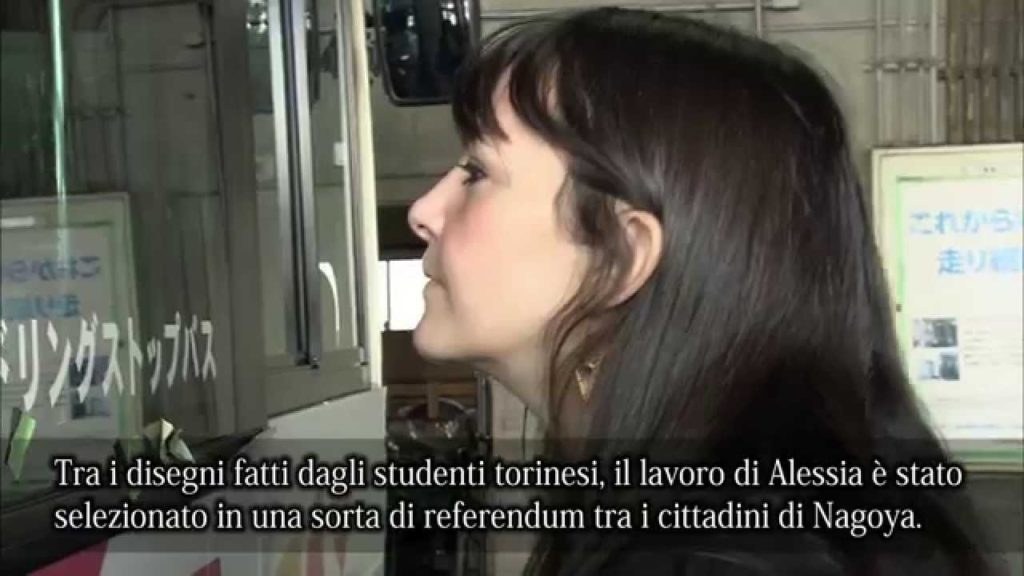 “Torino Wrapping Bus” vanno per il centro di Nagoya! “Torino Wrapping Bus” vanno per il centro di Nagoya!